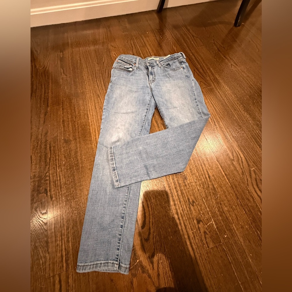 Levi's Light Blue Straight Leg Jeans